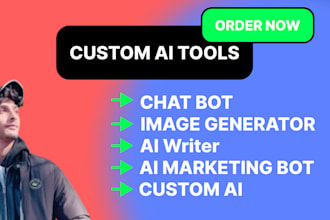 develop an ai saas, chatbot and, image generator for you