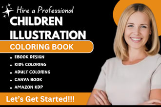 do canva premium template design kids and adult coloring book design