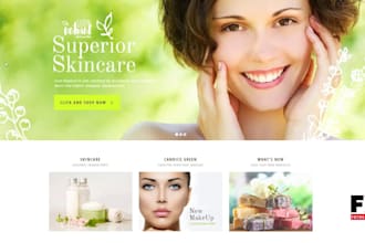 design luxury perfume shopify store beauty store deodorant  website skincare