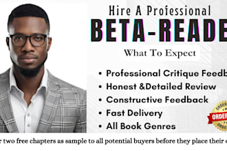 do beta reading  for science literary fiction memoir  thriller mystery romance