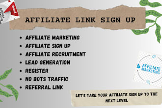 do affiliate link sign up affiliate link promotion affiliate recruitment