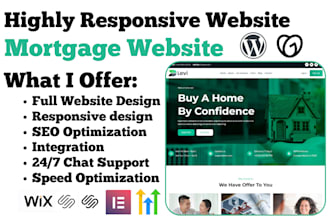 build mortgage loan website business loan website home owners insurance website