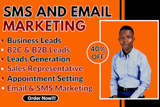 do sales representatives, linkedin leads, sales closer, email and SMS marketing