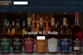 build 7 figure wine shopify store beverage website liquor dropshipping store