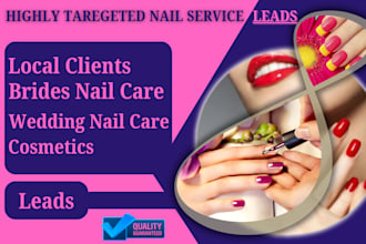 generate festival fairs expos brides wedding events nail service cosmetics leads