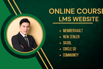 setup online course on membervault new zenler skool circle so online community