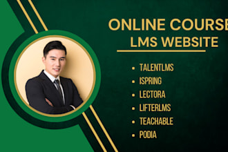 build talentlms ispring lectora lifterlms h5p teachable podia online course