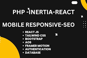 be ur laravel react tailwind  inertia developer