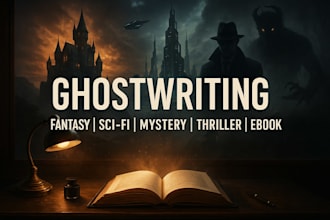 ghostwrite fantasy short story fiction sci fi novel mystery thriller write ebook