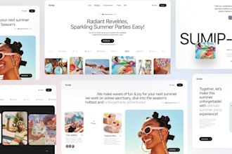 design event rental website, party rental website with online booking