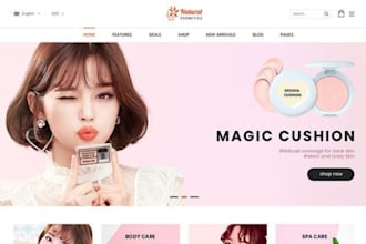 build skincare shopify store beauty website cosmetics shopify store