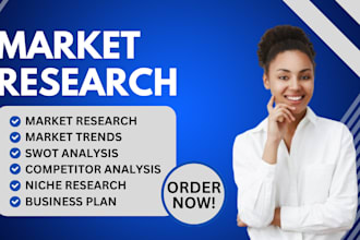 market research swot analysis, competitor analysis, niche research business plan