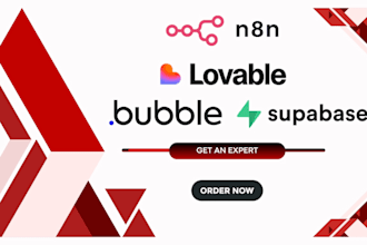 lovable ai, supabase web app, bubble io saas app lovable dev, n8n io automation