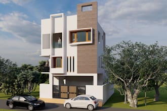 draft your 2d architectural floor plan and lend you fully rendered 3d model