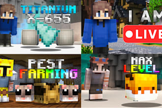 make the best hypixel skyblock thumbnail