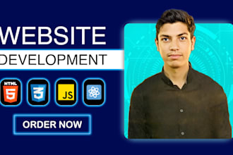 do frontend web development using HTML5 css3 js and reactjs