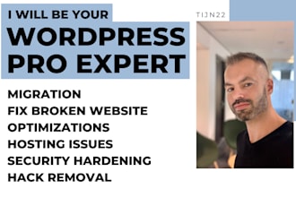 be your support expert for your wordpress website