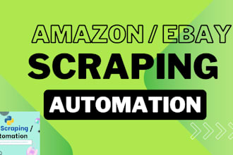 do product data scraping and real estate website