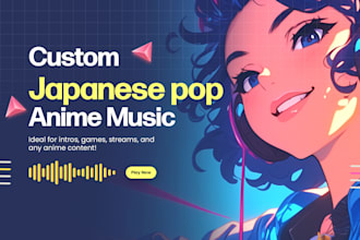 compose anime style bgm or soundtrack for you