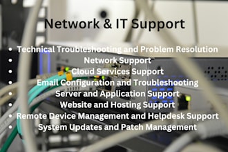 manage remote network support desktop support tech support