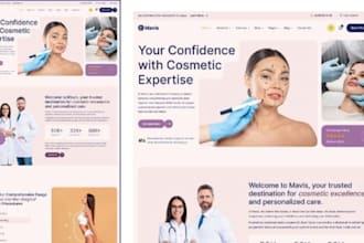 design plastic surgery website cosmetic surgery website botox bbl website