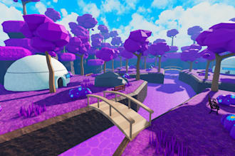 build high quality low poly roblox maps for you