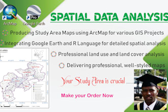 create a custom study area map using arcmap for your project