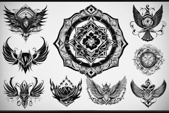 create premium custom tattoo design