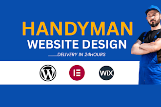 handyman website, hvac website, construction company website, plumbing website