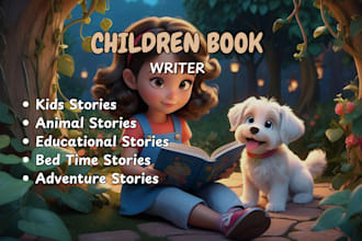 do children book writing, children story, kids book, story book ghostwriter