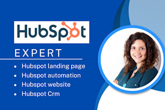 setup automation, newsletter, landing page and website on hubspot