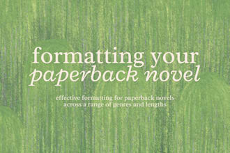 format your paperback novel