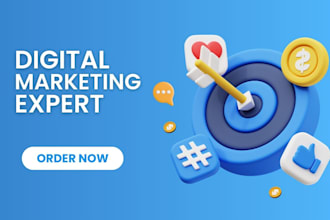 be your social media manager for social media marketing, digital marketing, SEO