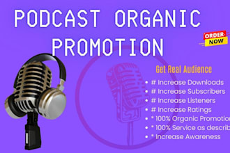 do promote your podcast and grow downloads organically