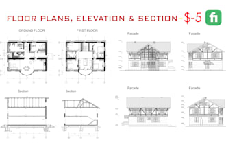 draw house plans ,architectural drawings and blueprints in autocad