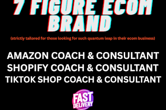 coach you on amazon fba shopify dropshipping tiktok shop ecommerce marketing