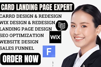 clone funnelish products page, carrd landing page design wix, simvoly thrivecart