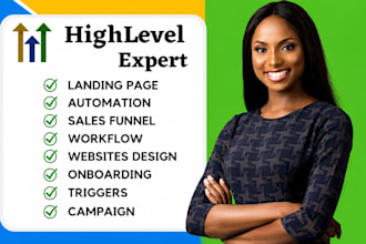 gohighlevel automation sales funnel landing page go high level course set up