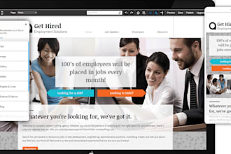 develop a catchy recruitment website job portal business website development