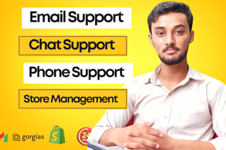 customer support service via email support and live chat