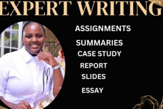 handle essay writing, report, research, business,  case study ,ppt