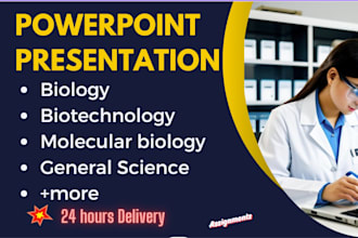 prepare powerpoint presentations in any subject