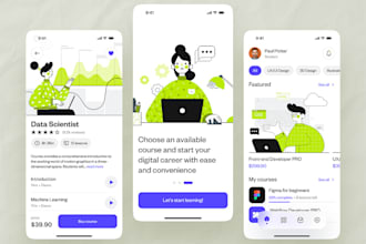 build elearning app, quiz app, educational app, online course app, game app