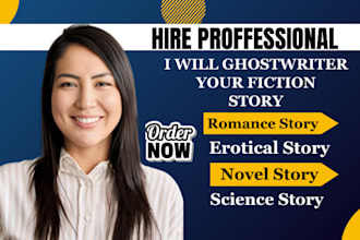 write 30k fiction story, fiction ghostwriter, ebook writer, romance, erotic book