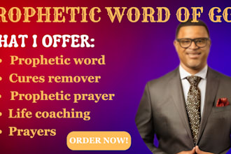 pray for you to break any cures from you with prophetic prayer, prophetic word