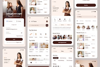 develop custom salon booking app, hair beauty app, barber website, spa app