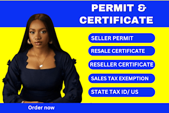 do seller permit, reseller certificate, resale certificate, sales tax exemption