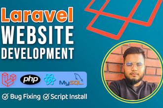 develop PHP laravel website and fix php laravel bugs