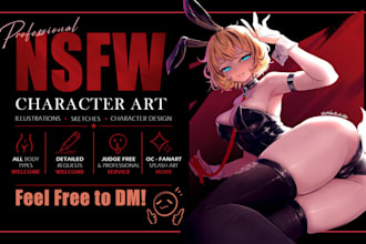 draw a sketch of your character in anime style nsfw or sfw