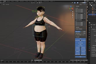 model and sculpt 3d character,stylized 3d model,details model,stl,rig,blender